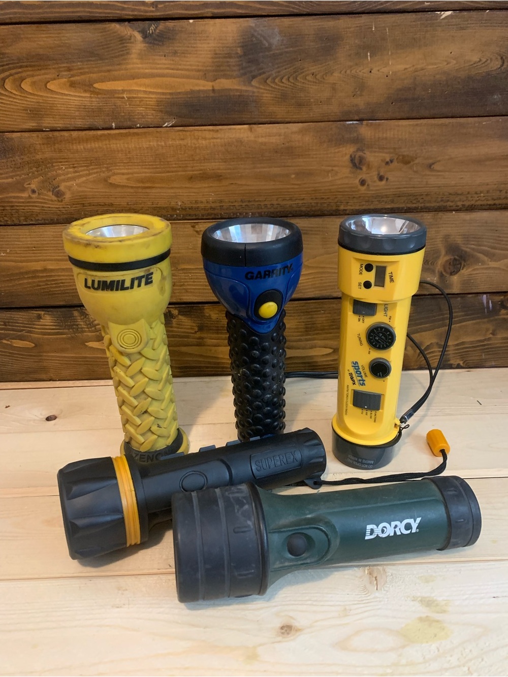 Assorted Flashlights Lot - Lumilite, Garrity-Radio Flashlight-Dorcy